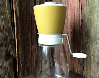 Federal Housewares Nut Grinder - Almond Color with White Lid