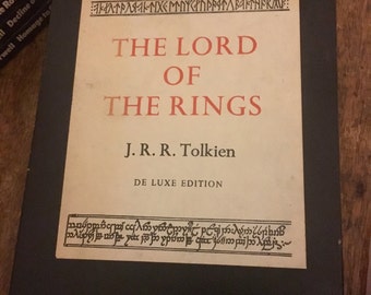 The Lord of the Rings De Luxe Edition Boxed Indian Paper 7th Impression 1979