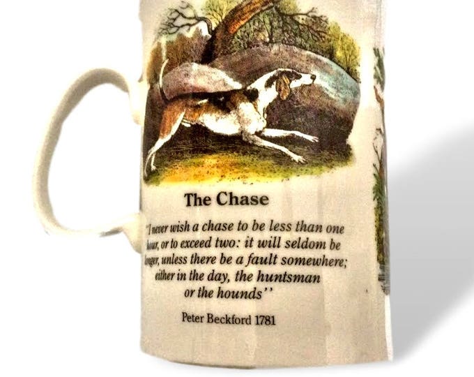 Dunoon Coffee Mug, Fine Bone China Fox Hunt Mug, England,The Chase, Mugs For Men, Man Cave Gift, Gift For Christmas