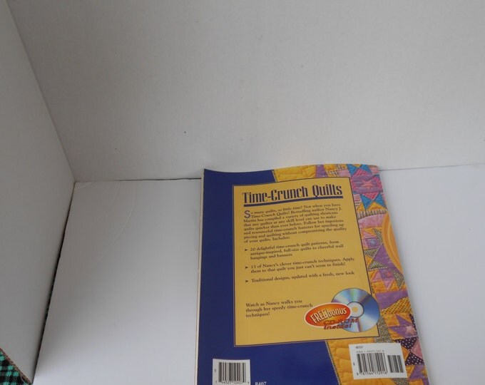 Time-Crunch Quilts Pattern Book, craft, instruction and Sewing Book