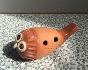 Ocarina clay owl