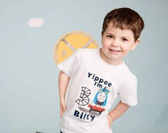Thomas the train birthday shirt