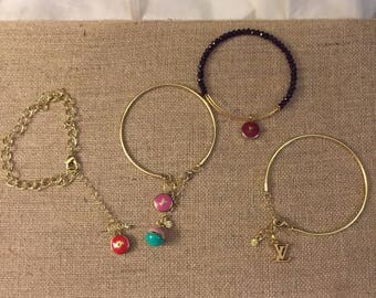 Authentic Louis Vuitton Charms Bracelets