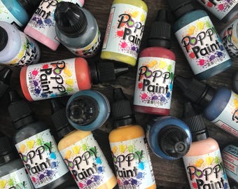 Poppy Paint Edible Paints