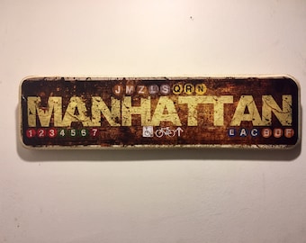 Manhattan - 4x15 in.