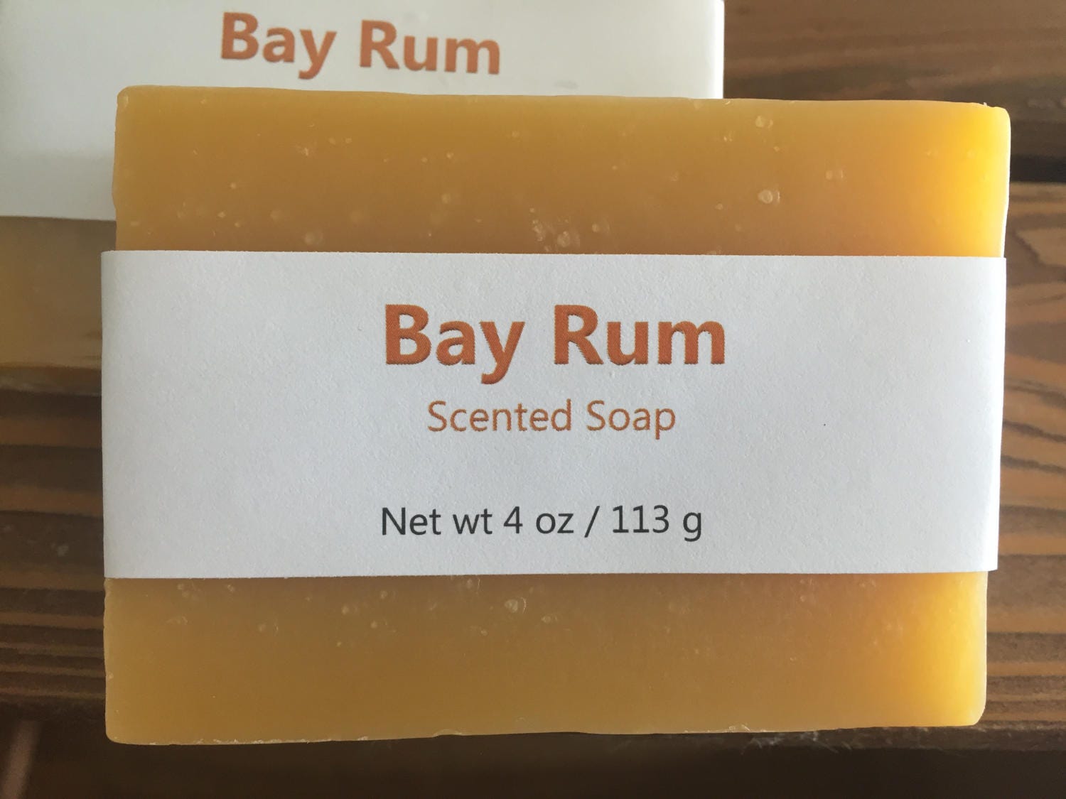 Bay Rum Scented Cold Process Soap For Men With Shea Butter