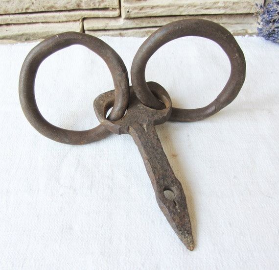 Antique Hand Forged Horse Hitching Post Ring Tethering Animals Barn ...