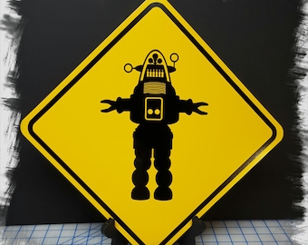 Robby the Robot - Forbidden Planet Aluminum Sign