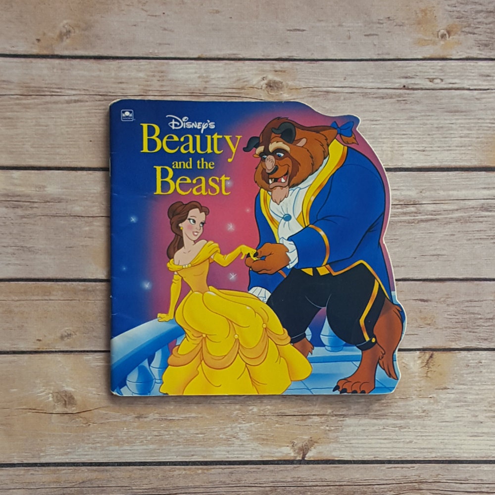Vintage Beauty and the Beast Children's Book 1992 Walt