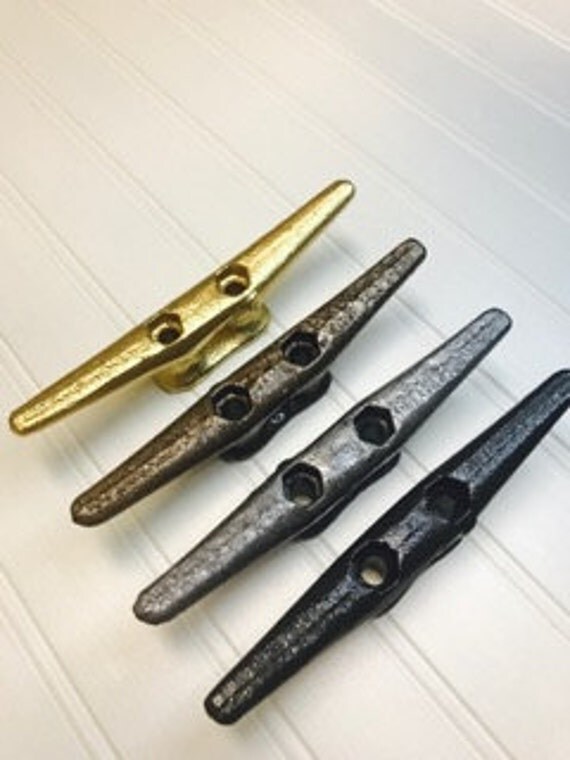 Boat Cleats Towel Hook Gold Pewter Oil Rubbed Bronze