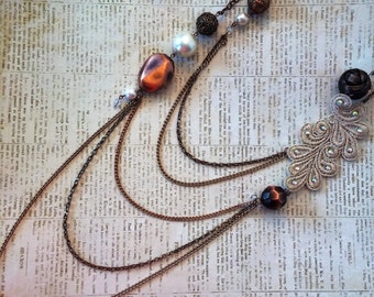 Layered And Lace Necklace