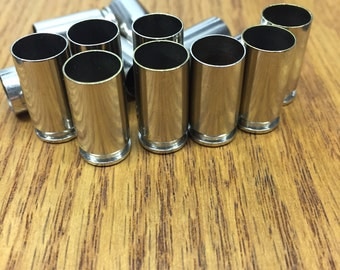 45 ACP Nickel Finish Casings (125) Count Cleaned & Polished