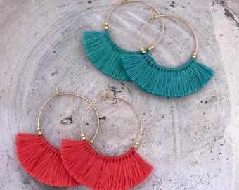 Boho earrings fringe earrings tassel earrings bohemian trival
