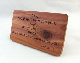 Bible verse plaque | Etsy