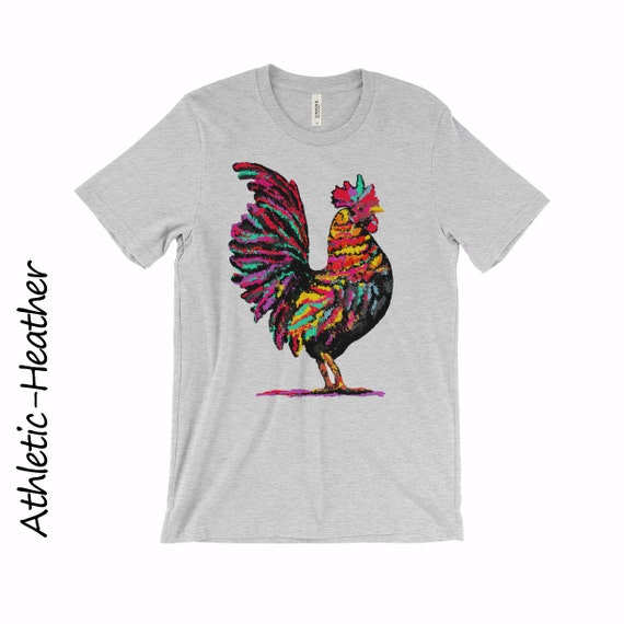 shirt with rooster and lollipop