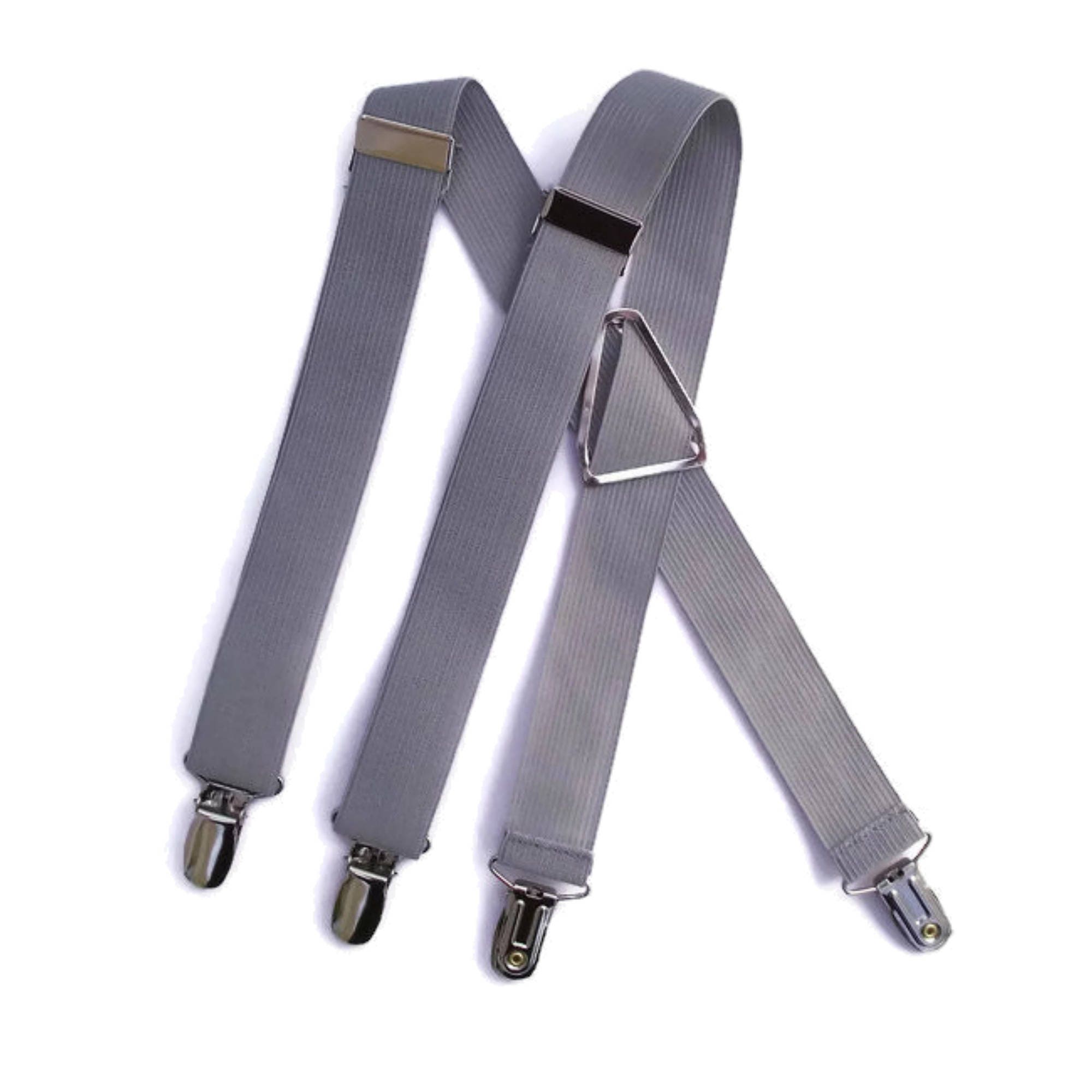 Grey Bow Tie and Suspenders Medium Grey Bow Tie Grey