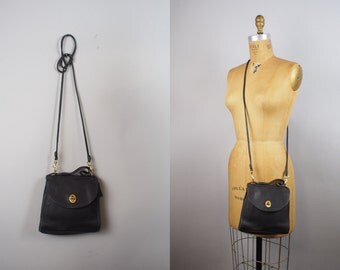 Coach Regina Purse | Vintage Coach bag | Black Leather Crossbody Purse