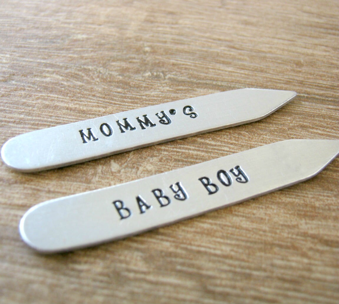 Mommy's Baby Boy Collar Stays MDbb gifts MDbb jewelry
