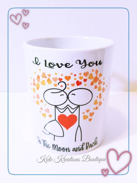 I Love You To The Moon and Back/I Love You Mug.