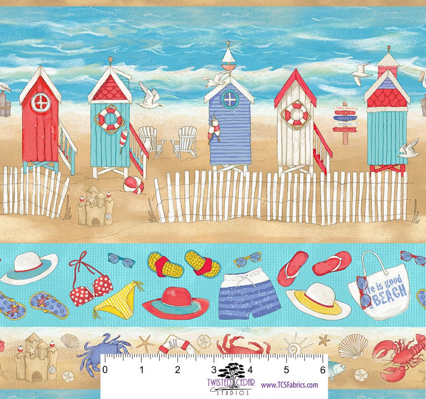 Surf's Up 2154242; Third Yard, Half Yard, or By The Yard; Border