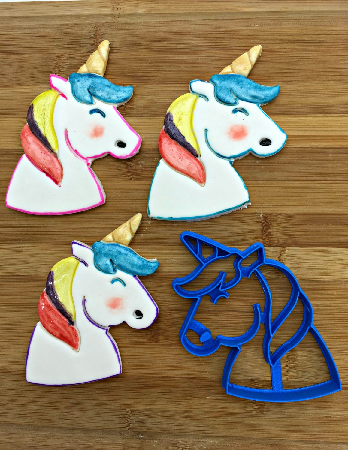 Unicorn Cookie Cutter/MultiSize from Francesca4me on Etsy Studio