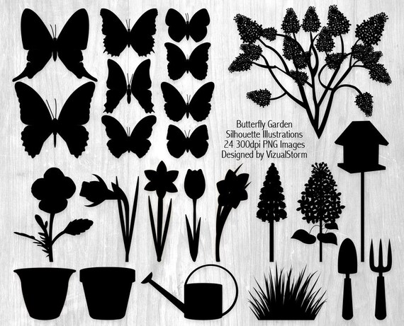 Free Free 180 Silhouette Flower Garden Svg SVG PNG EPS DXF File