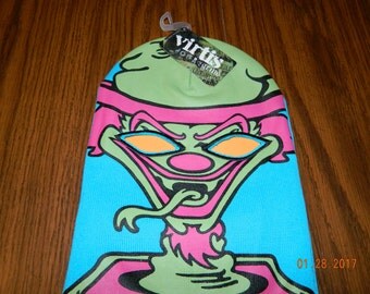 New with tags- ICP " Riddle Box" Full Face Beanie with cut out eyes