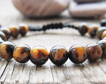Best mens gift Mens bracelets Protection bracelets Tiger eye bracelets Shamballa bracelets Yoga bracelets Mens jewelry Braided Bracelets