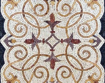 Square Mosaic - Lis de Jardin