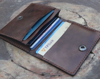 Gifts for Men Woman Personalized Leather Wallets Handmade