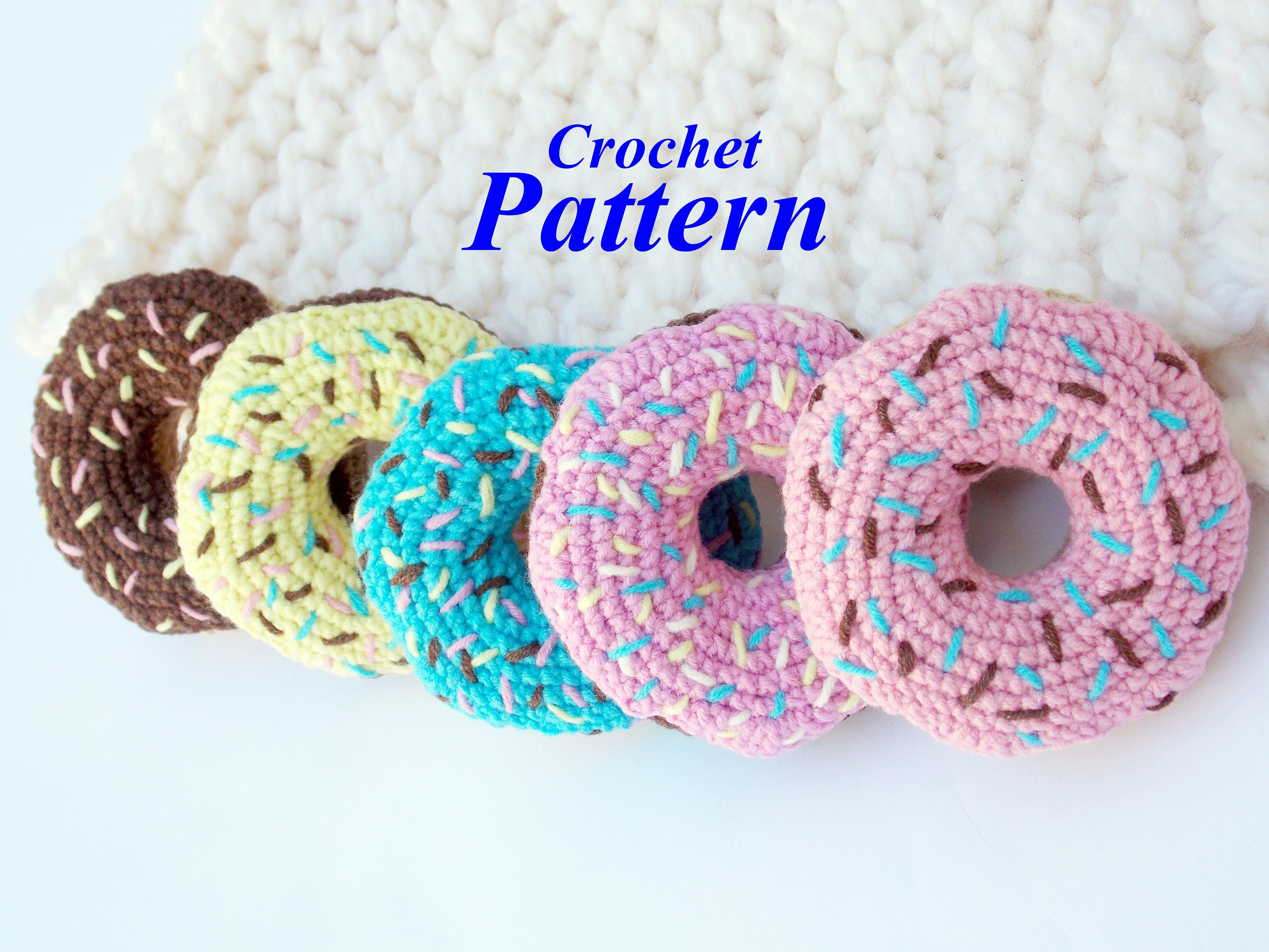 Donut Crochet PatternCrochet PatternFood Crochet