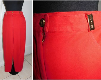 St. John Sport by Marie Gray Stretch Red Pants Excellent Condition Size Small Medium