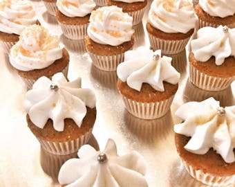 Cupcakes, Mini Cupcakes, Personalized Cupcakes, Edible Favors