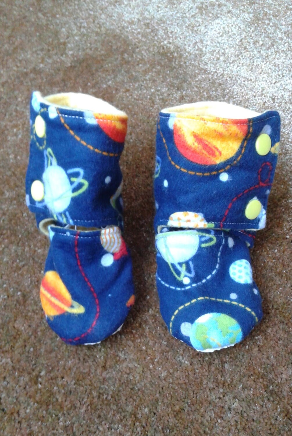 Babies' Stay On Booties with NonSlip Soles 69 months