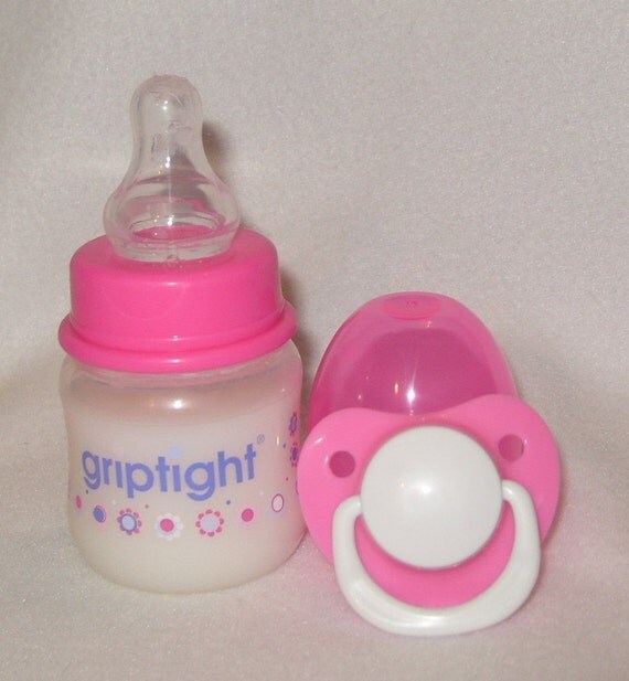 Set of 2 Reborn Doll Baby Doll Fake Milk Baby Bottles 4 ...