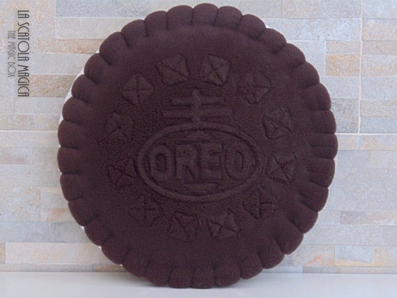 oreo plush pillow