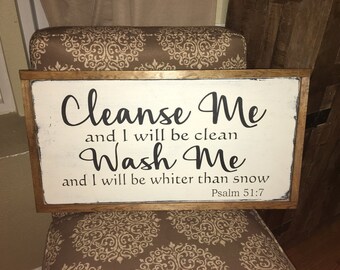 Bathroom scripture | Etsy