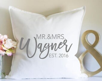 Wedding Gift, Personalized Gift, Mr and Mrs, Anniversary Gift, Bridal Shower, Custom Name Gift, Newlywed Gift, Bride and Groom, Family Name
