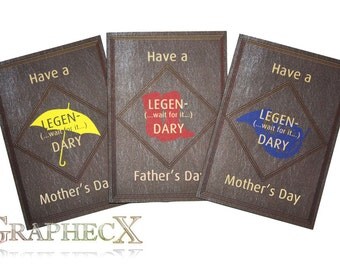 Fan-made How I Met Your Mother inspired Mother's day Father's day card