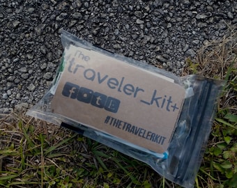 The Traveler Kit+ // Traveler Kit Adventure Travel Bag Travel Items Travel Necessities TSA Approved Carry On Bag Everyday Carry Explore