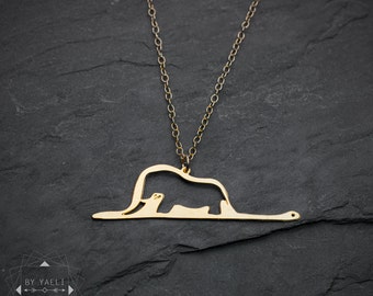 Little prince necklace, le petit prince, little prince pendant, little prince jewelry, statement necklace,unique necklace