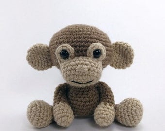 PATTERN: Crochet monkey pattern - amigurumi monkey pattern - crocheted monkey pattern - PDF crochet pattern