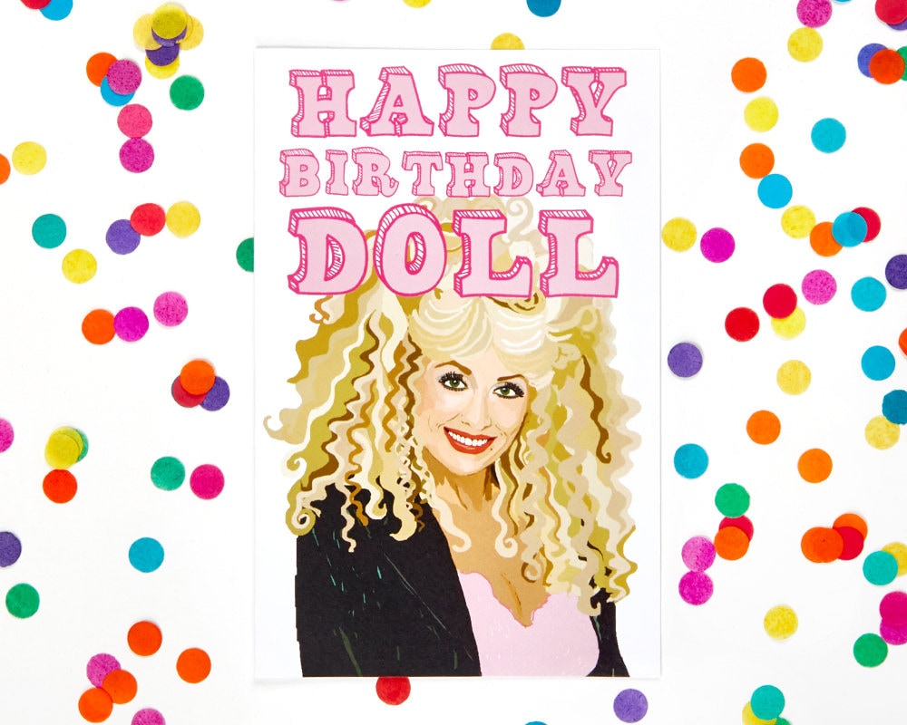Dolly Parton Birthday Card : Dolly Parton: Greeting Cards ...