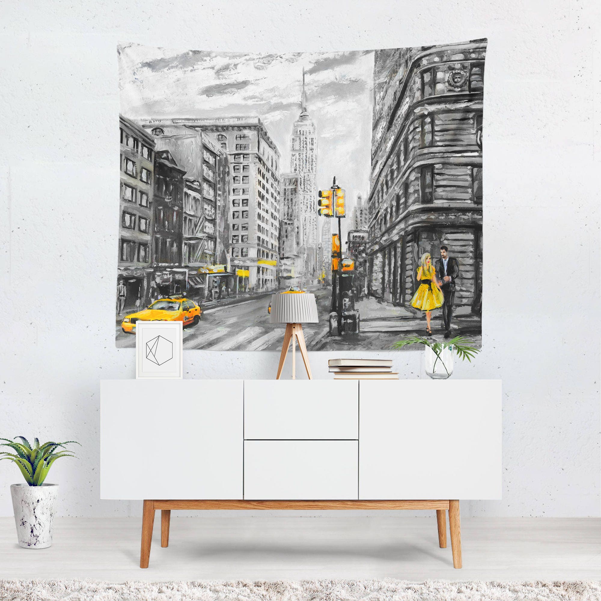 New York City Tapestry New York City Wall Tapestry New