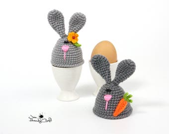 Easter bunny Egg cozy Spring table decor Easter gift Kitchen decor Egg warmers Easter decorations Easter egg hat Egg cosy Easter egg cover