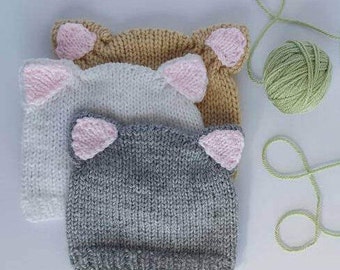 Baby cat hat | Etsy