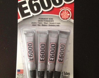 E6000 4 Pack Un-Opened Glue / Adheshsive