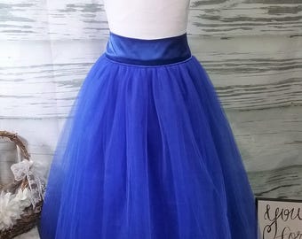 Blue tulle skirt | Etsy