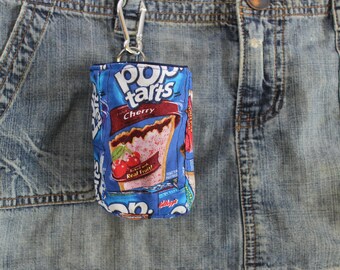 Poptarts Insulin Pump Pouch Wheelchair Medical Inhaler Case with Belt carabiner Clip