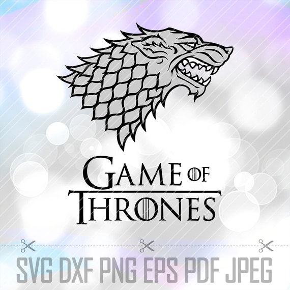 Download Game of thrones SVG DXF PDF Eps Png Vector Cut Files Dire Wolf